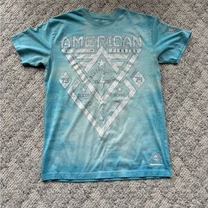 American Fighter Teal Graphic Tee